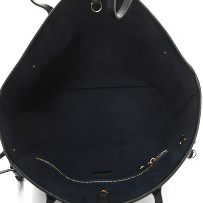 Louis Vuitton Empreinte Monogram Giant Neverfull MM Black 6 of 10