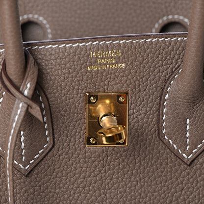 Hermes Togo Birkin 25 Etoupe 21 of 33