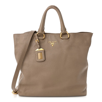 Prada Vitello Daino Tote Argilla 1 of 15