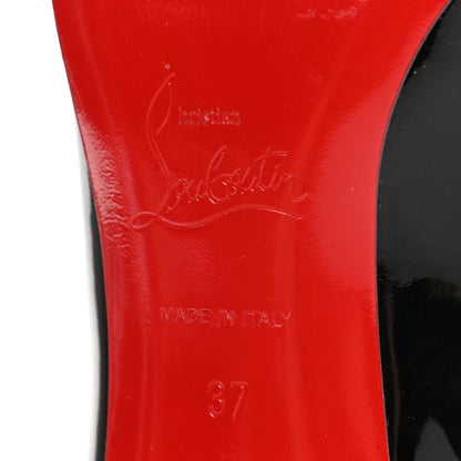 Christian Louboutin Patent Decollete 554 85 Pumps 37 Black 6 of 10