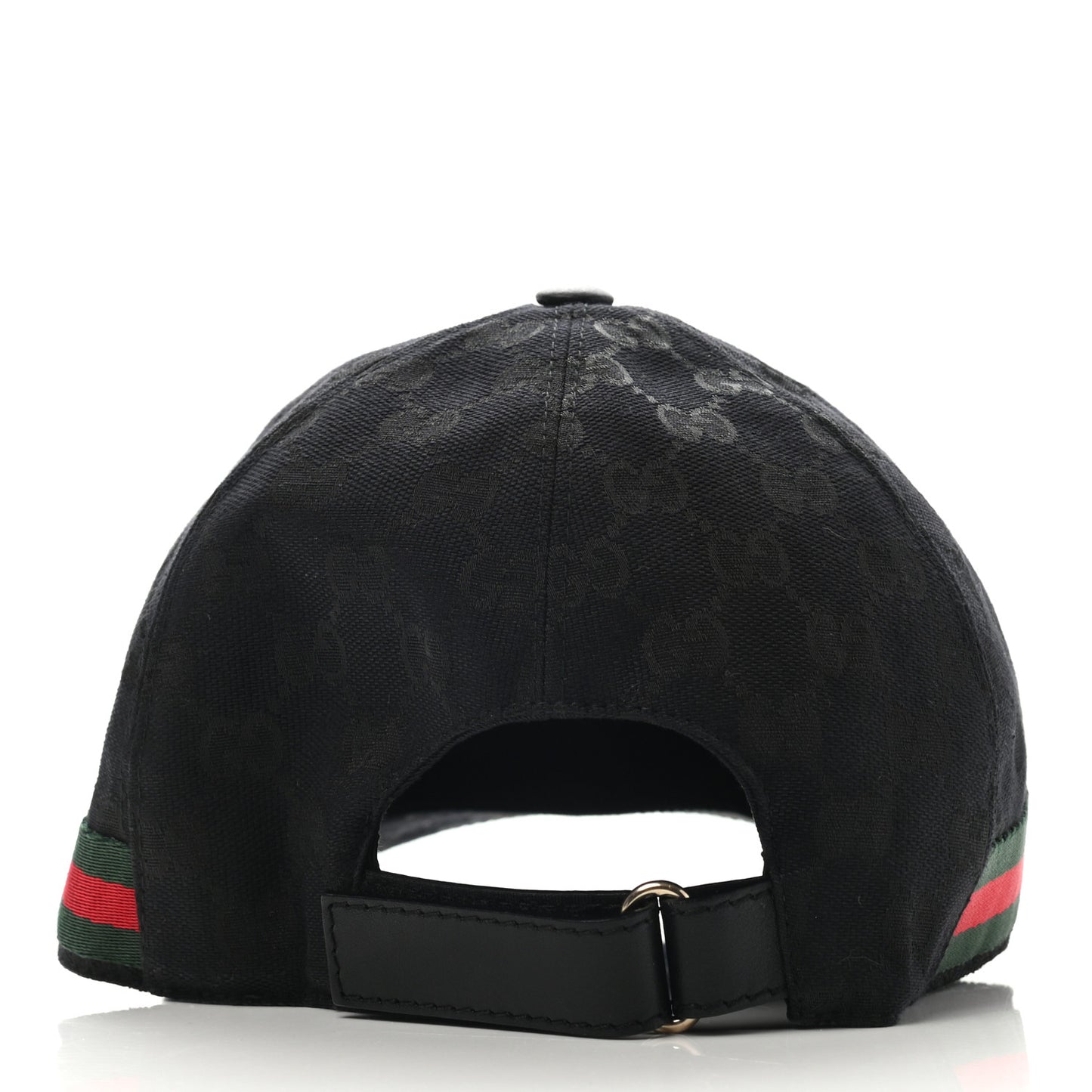 Monogram Web Baseball Hat XL Black