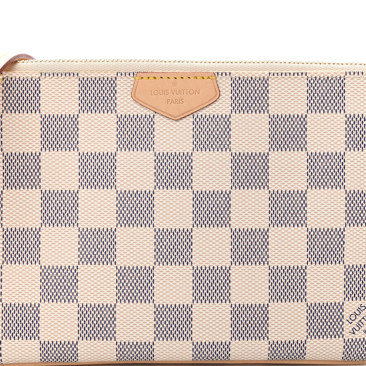 Louis Vuitton Damier Azur Double Zip Pochette 8 of 10
