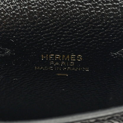 Hermes Lizard Mini Kelly Twilly Bag Charm Black 4 of 4