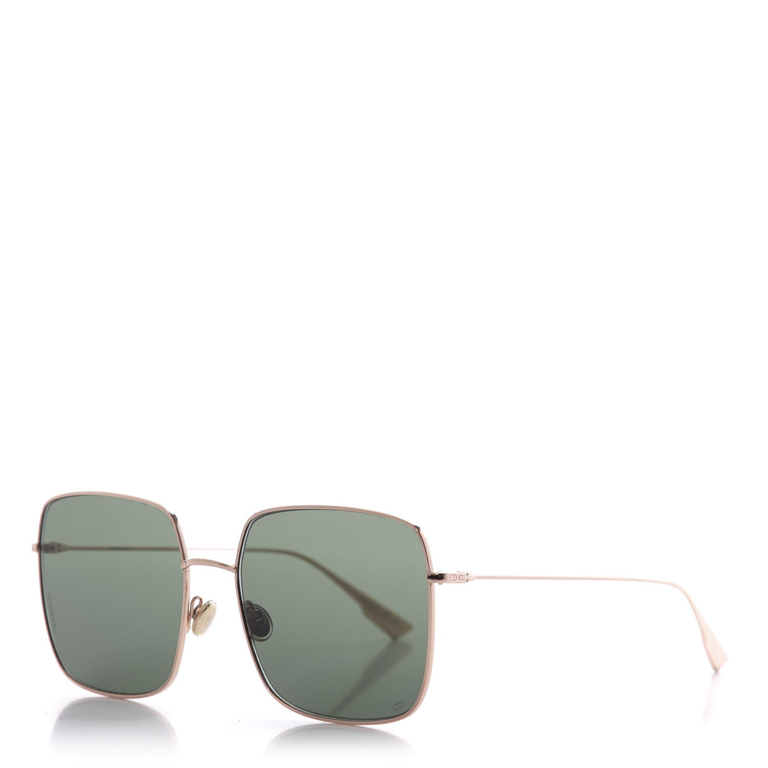 Christian Dior Metal DiorStellaire 1 Sunglasses Rose Gold Green 1 of 8