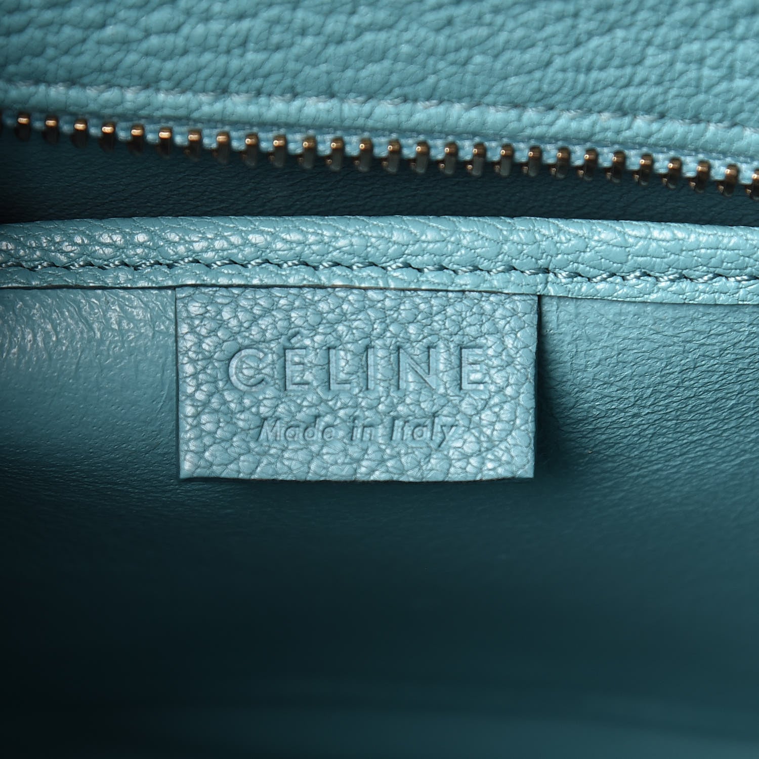 Celine Goatskin Nano Luggage Antarctic 6 of 14