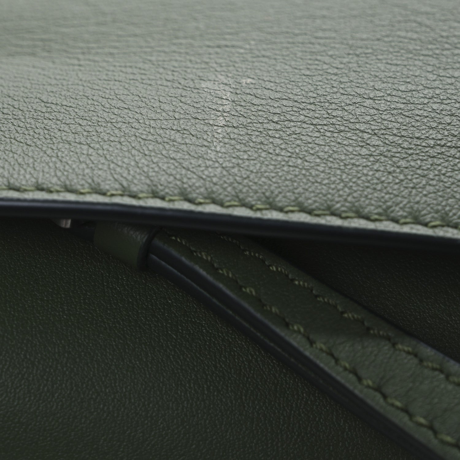 Loewe Calfskin Small Puzzle Bumbag Hunter Green 11 of 11