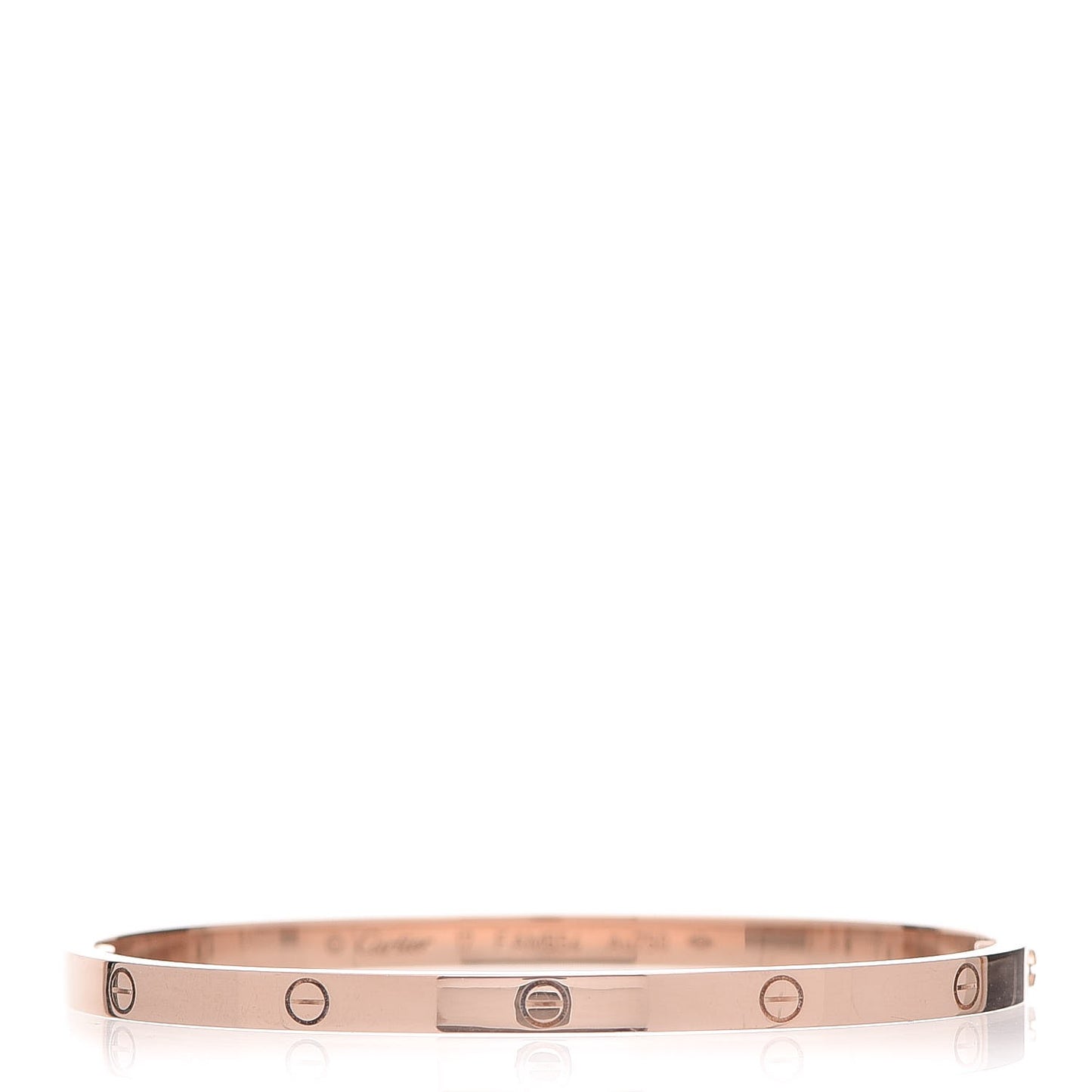 18K Pink Gold Small LOVE Bracelet 17