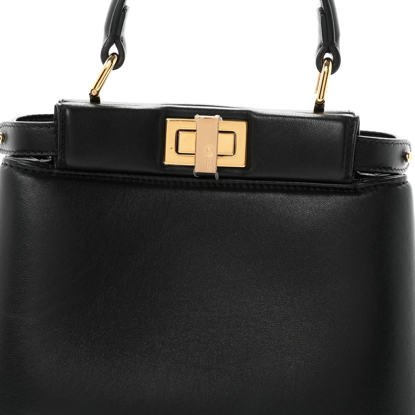 Nappa Mini Peekaboo Iconic Satchel Black