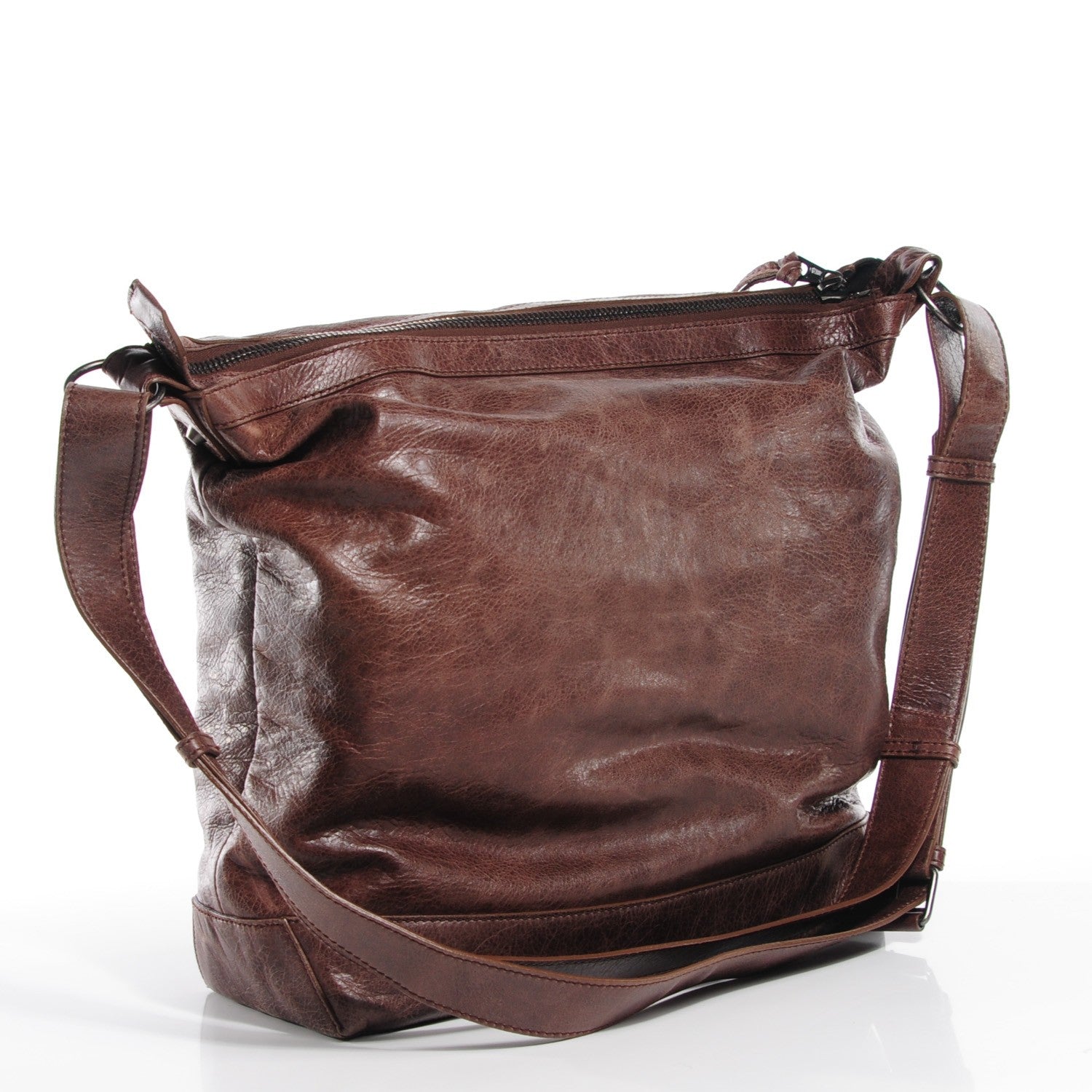 Balenciaga Agneau Day Messenger Castagna 3 of 12