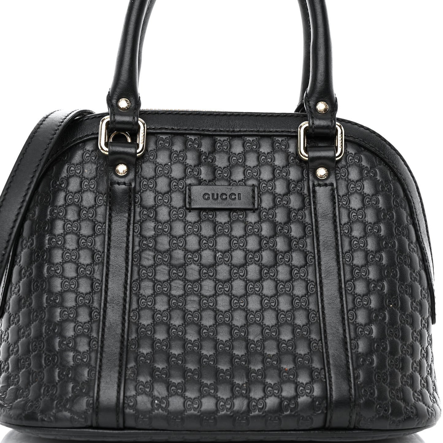 Microguccissima Mini Dome Bag Black