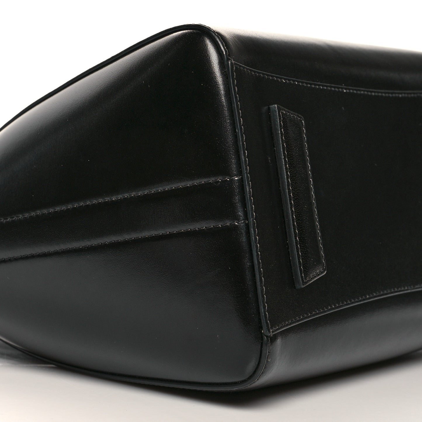 Shiny Lord Calfskin Small Antigona Black