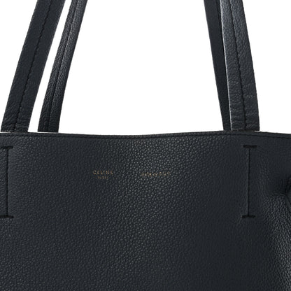 Celine Soft Grained Calfskin Small Belt Cabas Phantom Slate 7 of 9