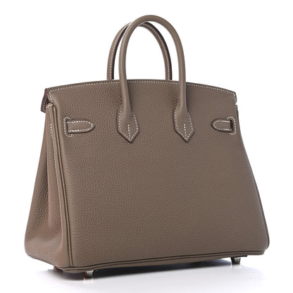 Hermes Togo Birkin 25 Etoupe 3 of 10
