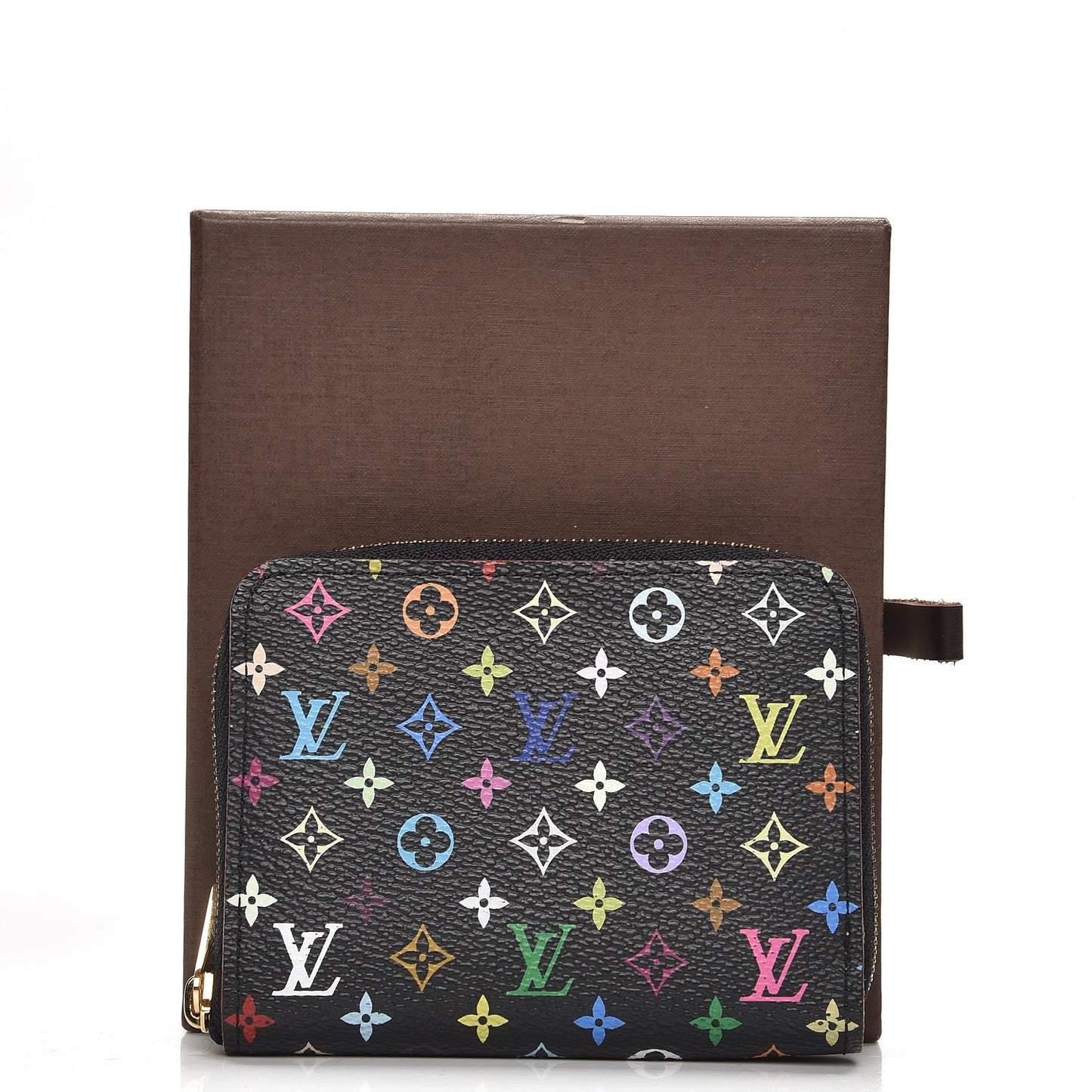 Monogram Multicolor Zippy Coin Purse Black