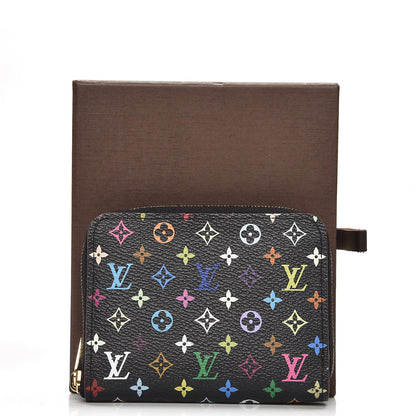 Louis Vuitton Monogram Multicolor Zippy Coin Purse Black 7 of 7