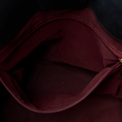 Chanel Iridescent Calfskin Quilted Happy Stitch Shopping Tote Black 6 of 11