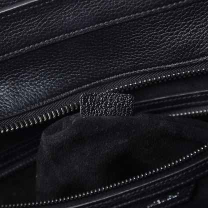 Celine Drummed Calfskin Mini Luggage Black 7 of 13
