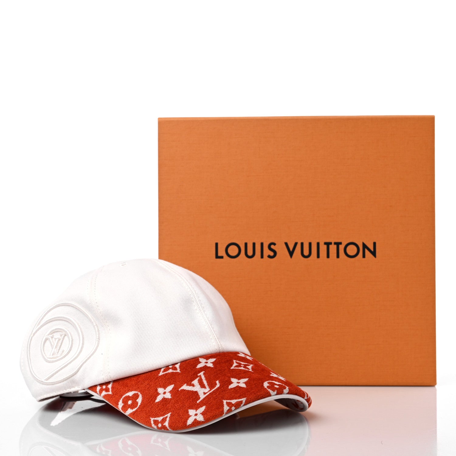 Louis Vuitton Cotton Jacquard Weave LV Match Cap M Terracotta 9 of 9