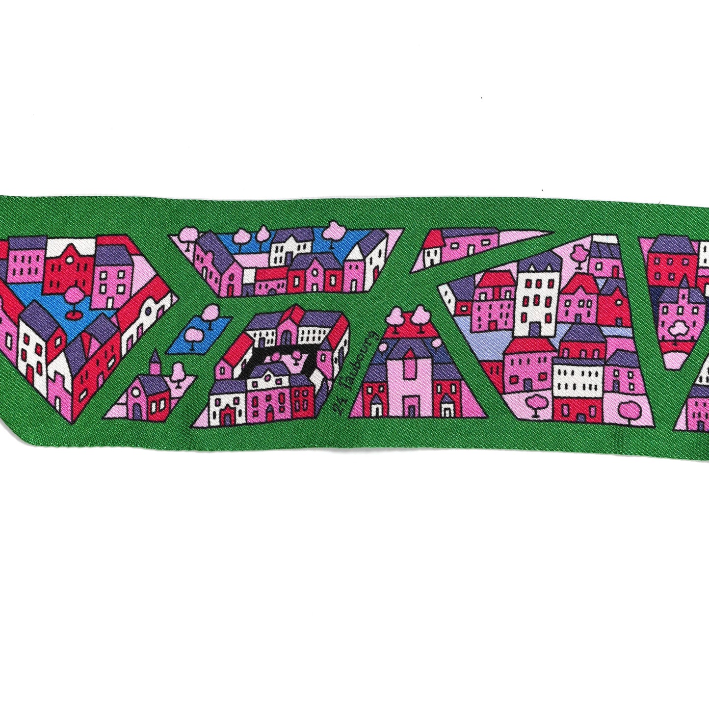Silk Rive Droite Rive Gauche Twilly Vert Rose Bleu