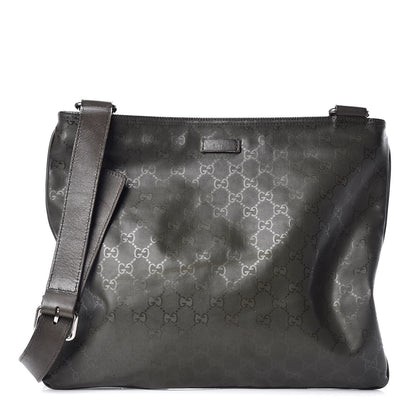 Gucci Imprime Monogram Medium Flat Messenger Bag Military 1 of 13