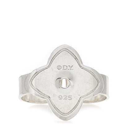 David Yurman Sterling Silver Diamond 35mm Continuance Drop Earrings 4 of 4