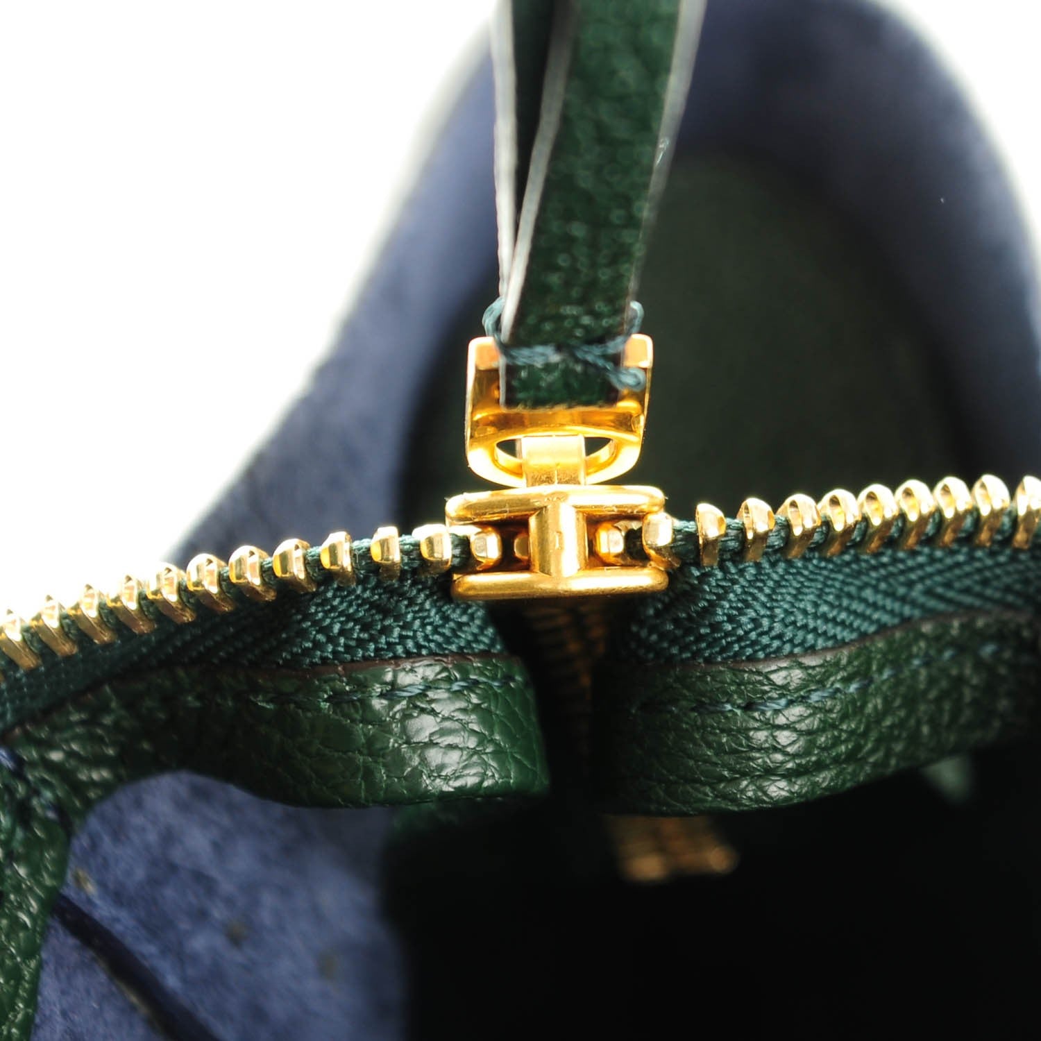 Celine Goatskin Smooth Calfskin Mini Belt Bag Dark Green 8 of 8