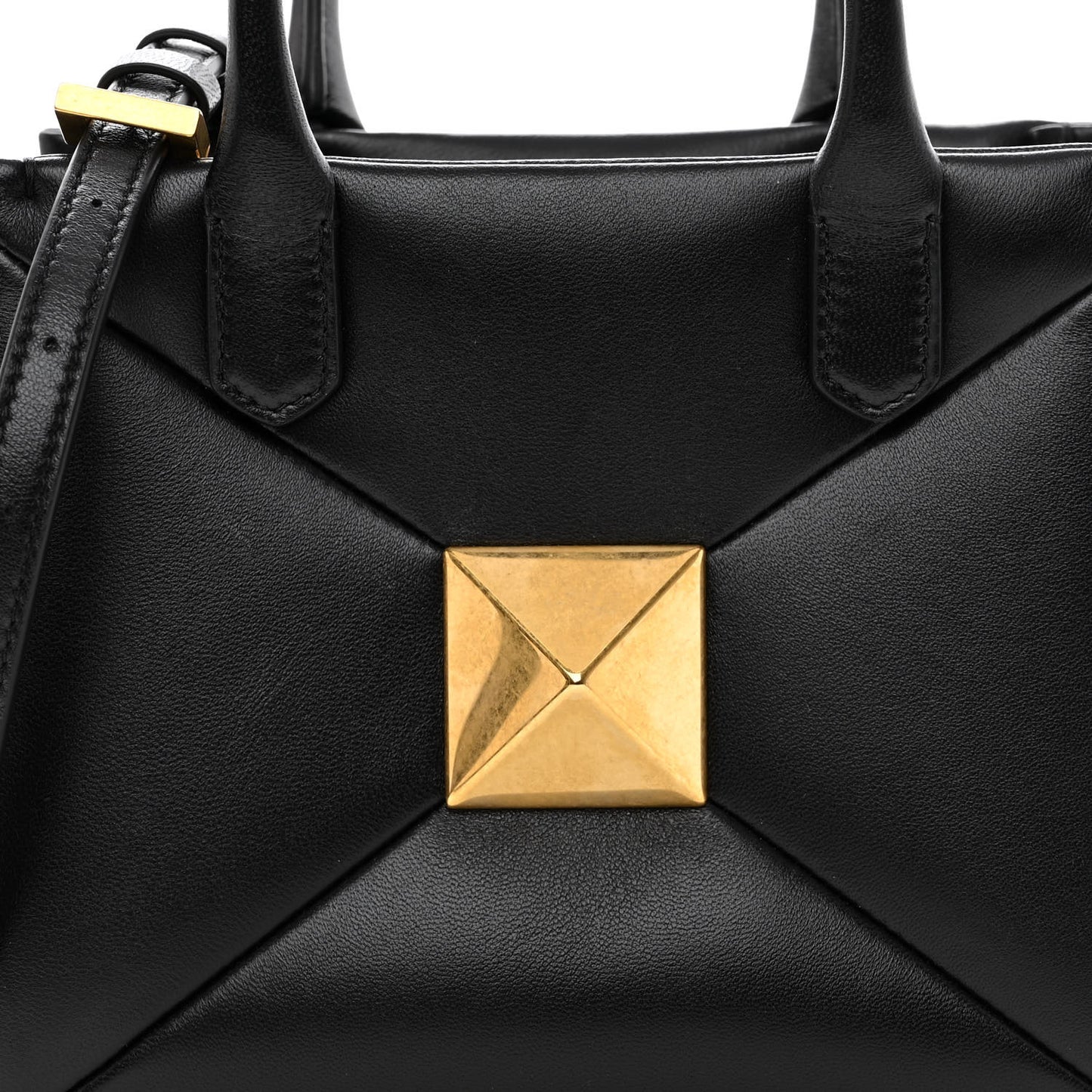 Nappa Small One Stud Handbag Black