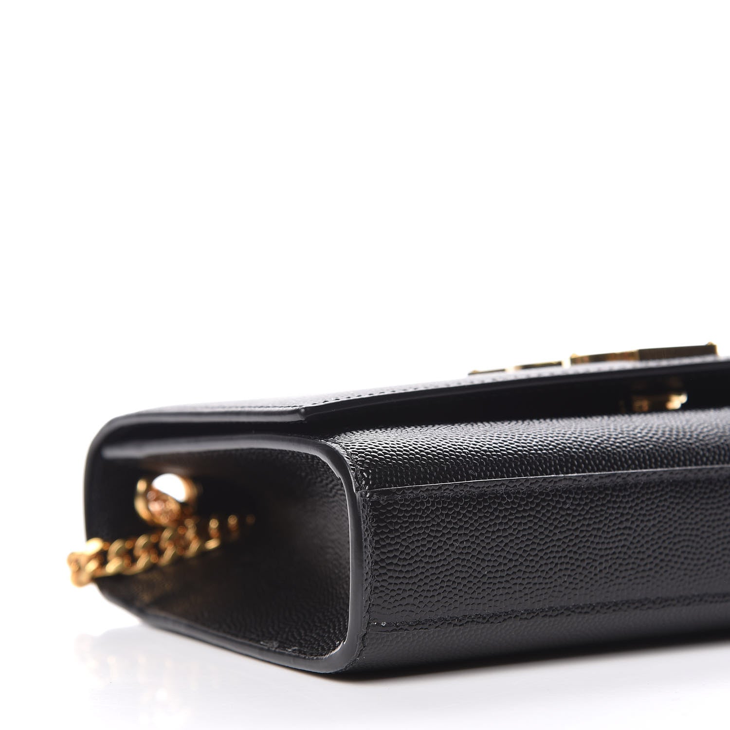 Saint Laurent Grain De Poudre Small Monogram Kate Satchel Black 8 of 10