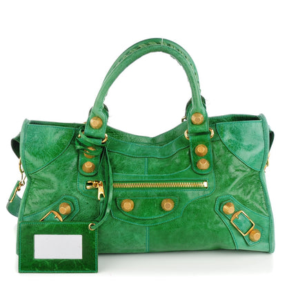 Balenciaga Chevre Giant 21 Gold Hardware Part Time Vert Gazon 1 of 8