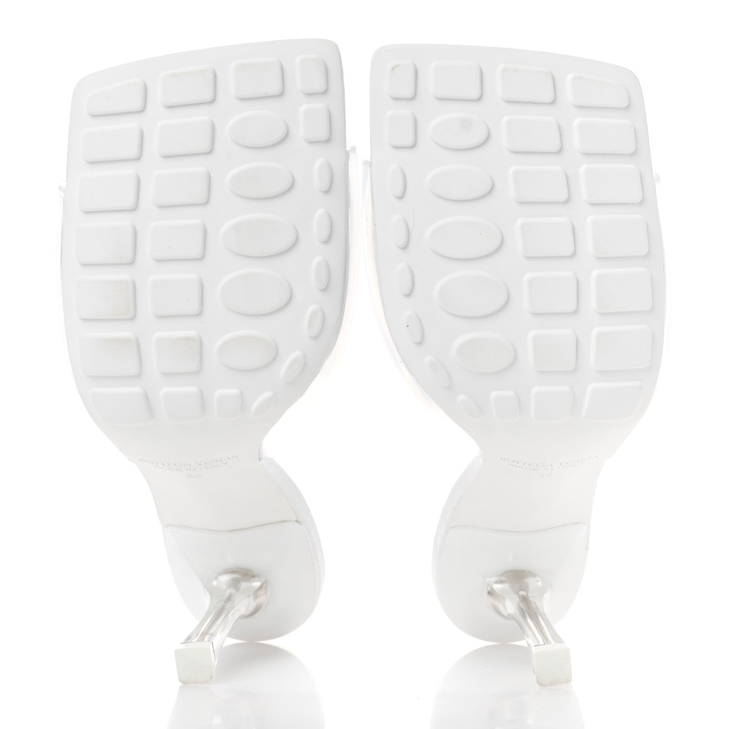 Bottega Veneta PVC Pudding Stretch Sandals 38 White 6 of 9