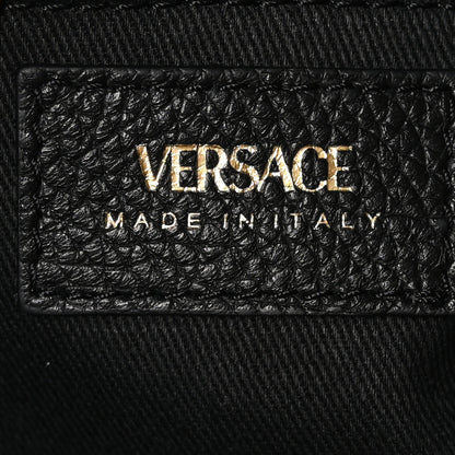 Versace Calfskin Vitello Virtus Hobo Black 6 of 9