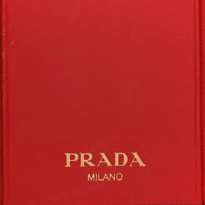 Prada Saffiano Metal 6 Key Holder Fuoco 5 of 9