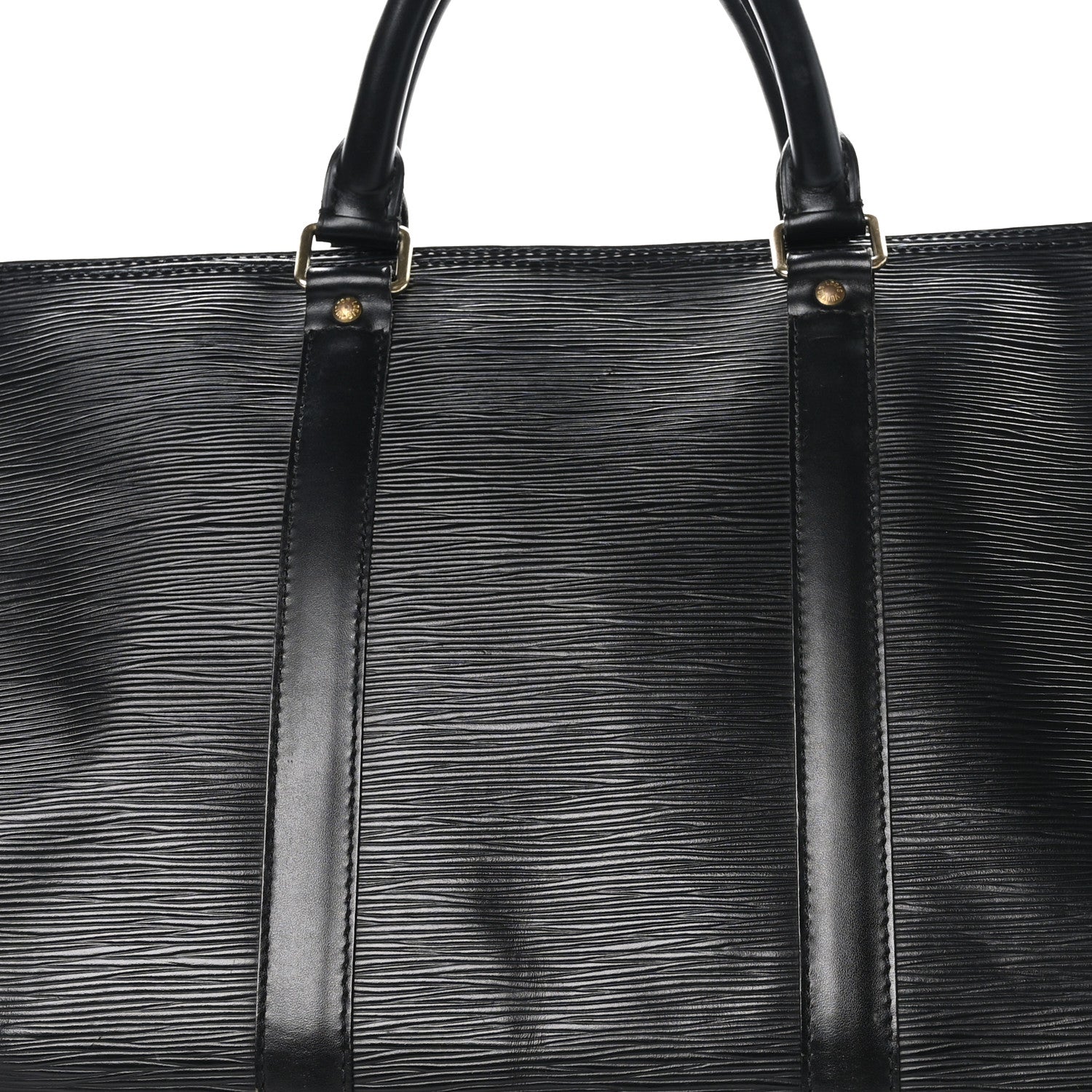 Louis Vuitton Epi Keepall 50 Black 7 of 12