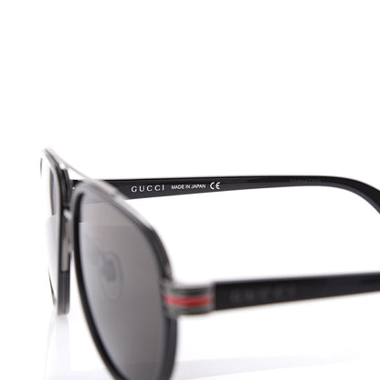 Gucci Acetate Aviator Sunglasses GG0447S Black 6 of 7