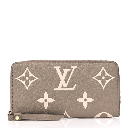 Louis Vuitton Empreinte Monogram Giant Zippy Wallet Tourterelle Creme 1 of 7