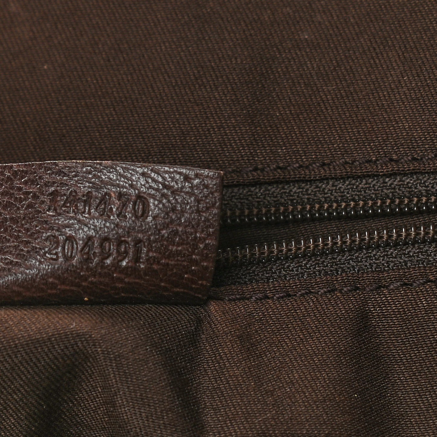 Monogram Medium Abbey Tote Dark Brown