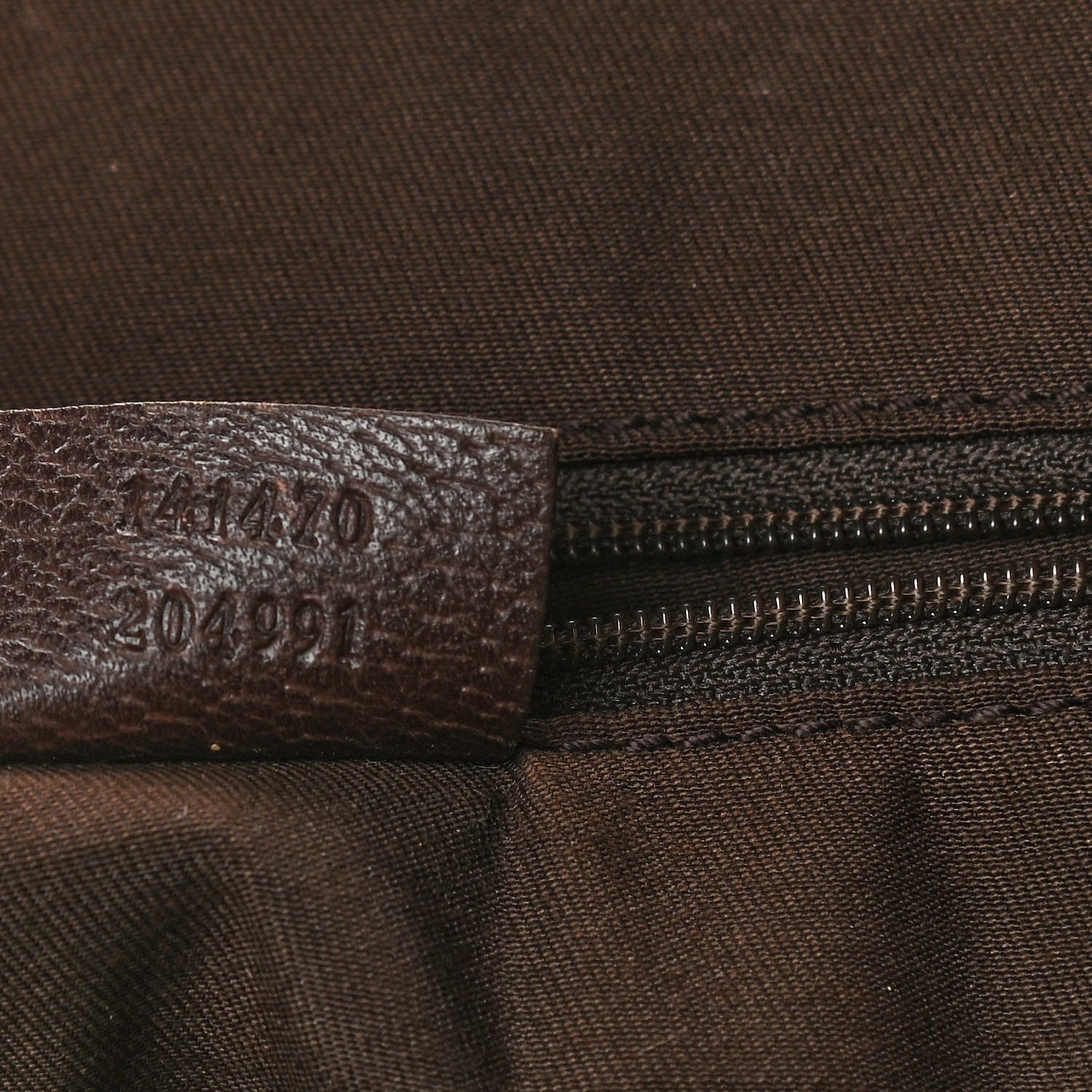 Gucci Monogram Medium Abbey Tote Dark Brown 7 of 10