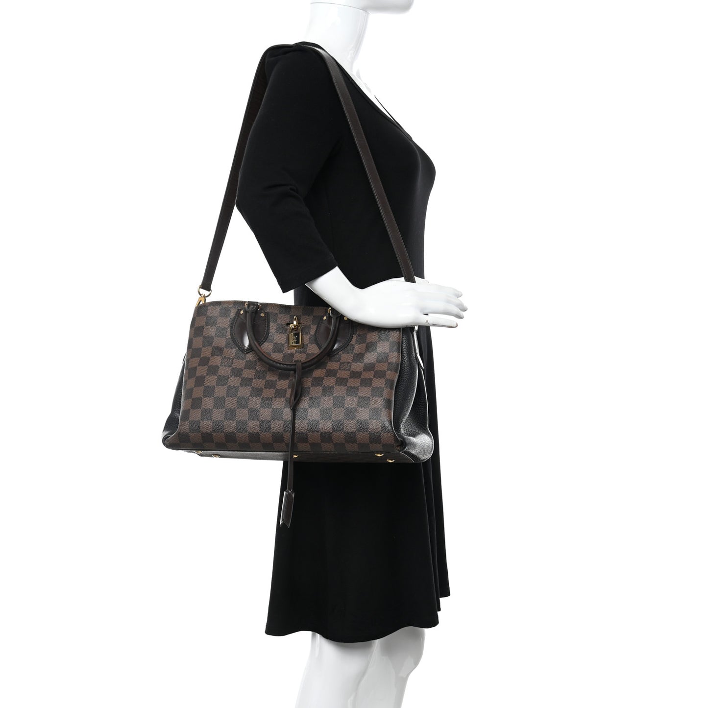 Cuir Taurillon Damier Ebene Normandy Black