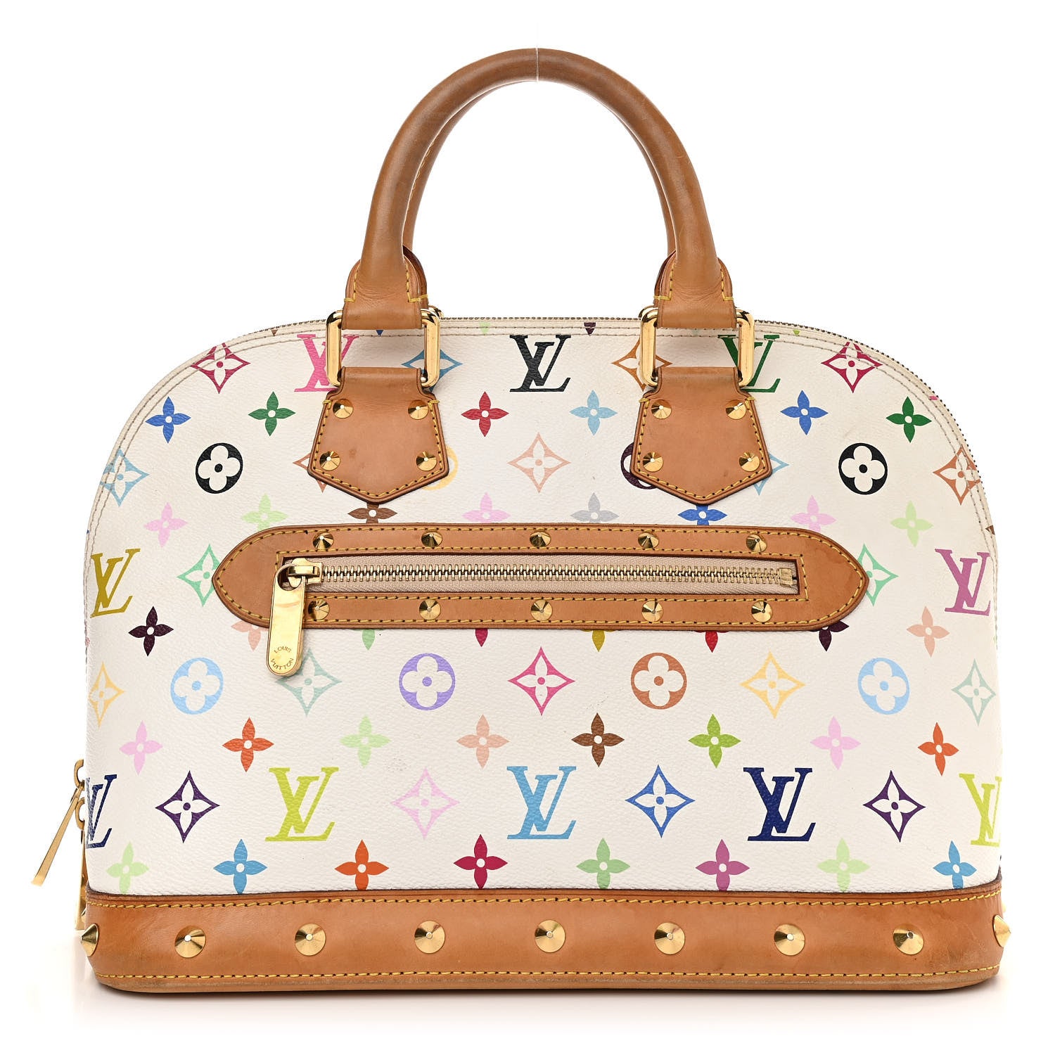 Louis Vuitton Monogram Multicolor Alma White 1 of 12