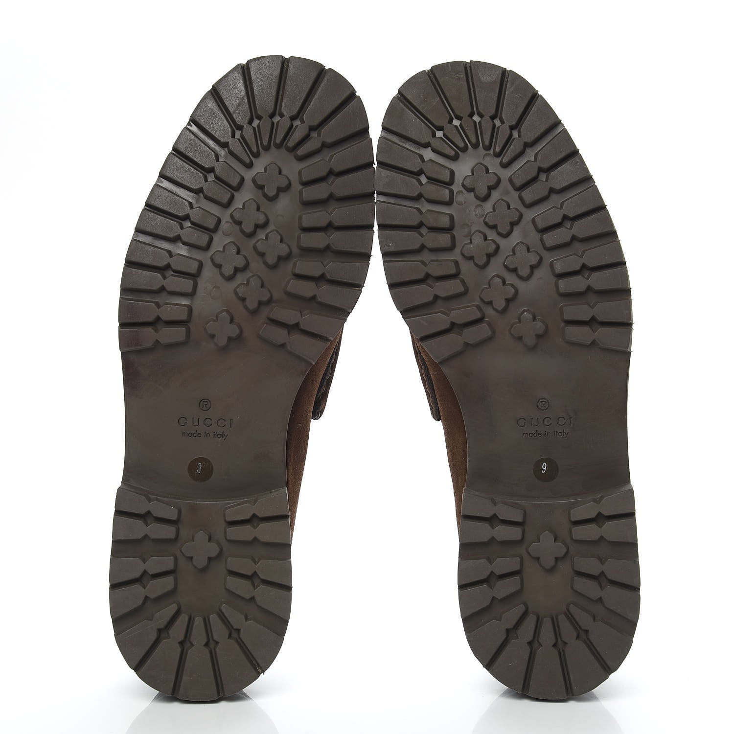 Gucci Suede Mens Horsebit Lug Sole Loafers 9 Jasper 5 of 9