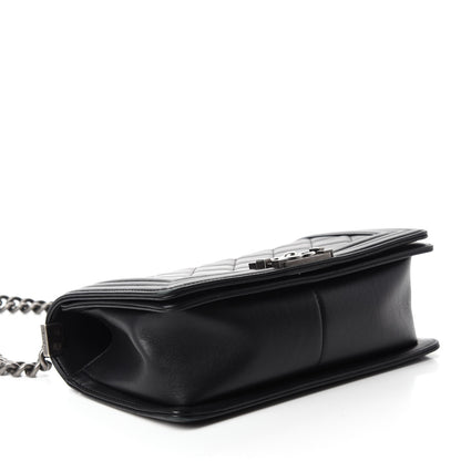 Chanel Calfskin Quilted Medium Boy Flap Black 4 of 13