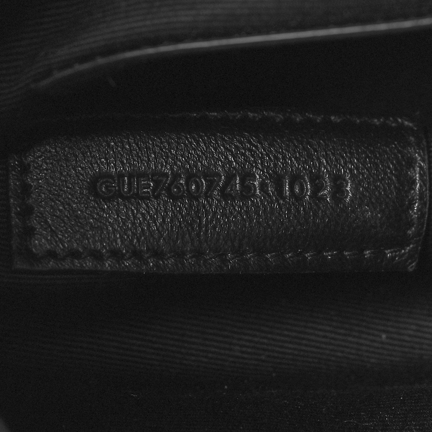 Saint Laurent Lambskin Matelasse Monogram Joe Nano Bucket Bag Black 7 of 11