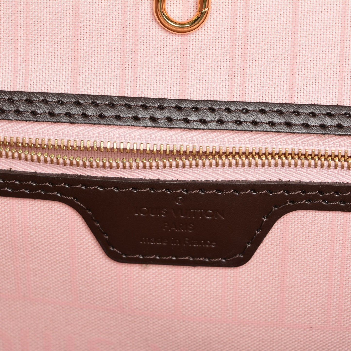 Damier Ebene Neo Neverfull MM Rose Ballerine