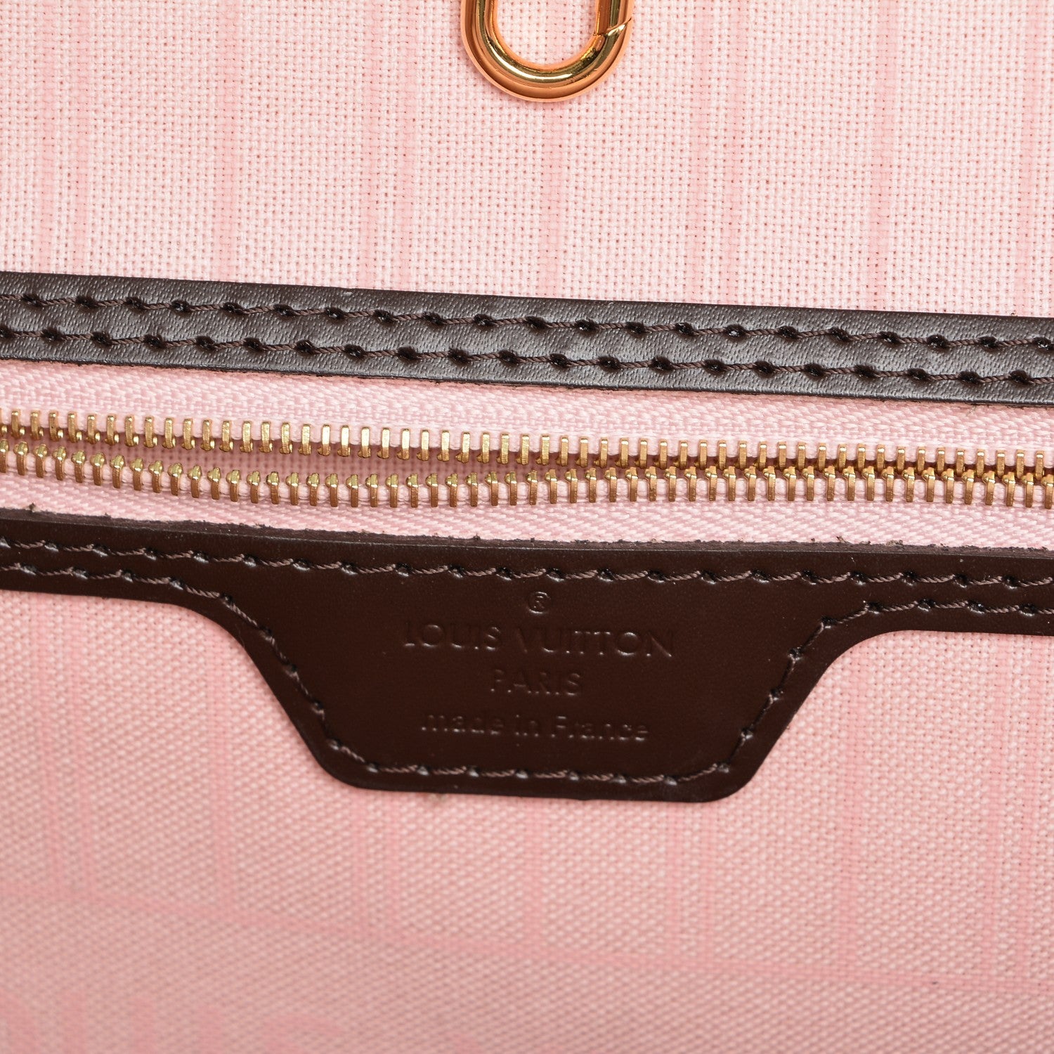 Louis Vuitton Damier Ebene Neo Neverfull MM Rose Ballerine 6 of 14