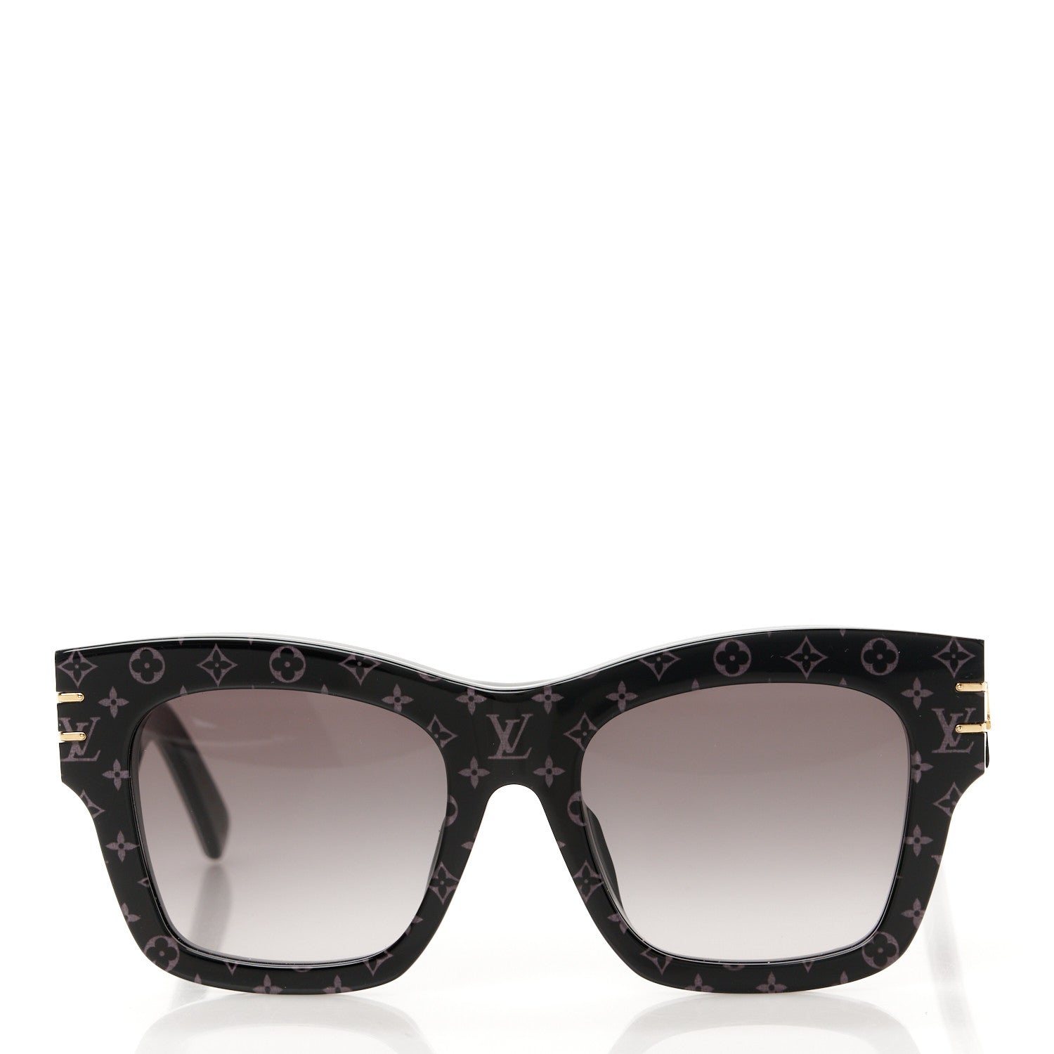 Louis Vuitton Acetate Blade Sunglasses Z1616E Black 2 of 8