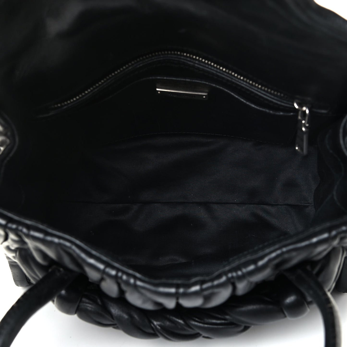 Nappa Matelasse Top Handle Tote Black