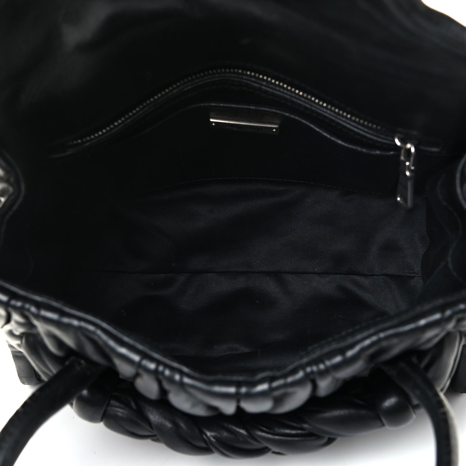 Miu Miu Nappa Matelasse Top Handle Tote Black 7 of 10