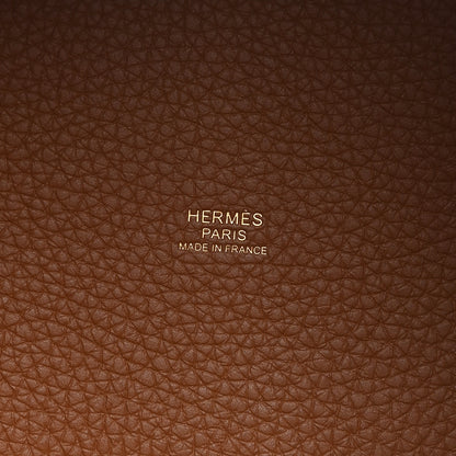 Hermes Taurillon Clemence Picotin Lock 18 PM Gold 5 of 13