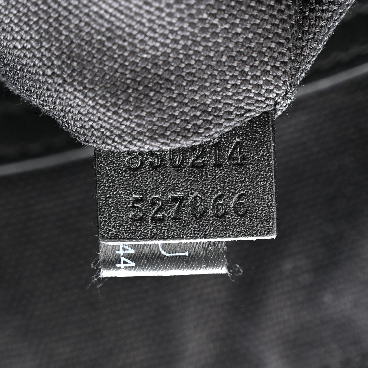 Gucci GG Calfskin Embossed Emblem Medium Crossbody Bag Black 7 of 12
