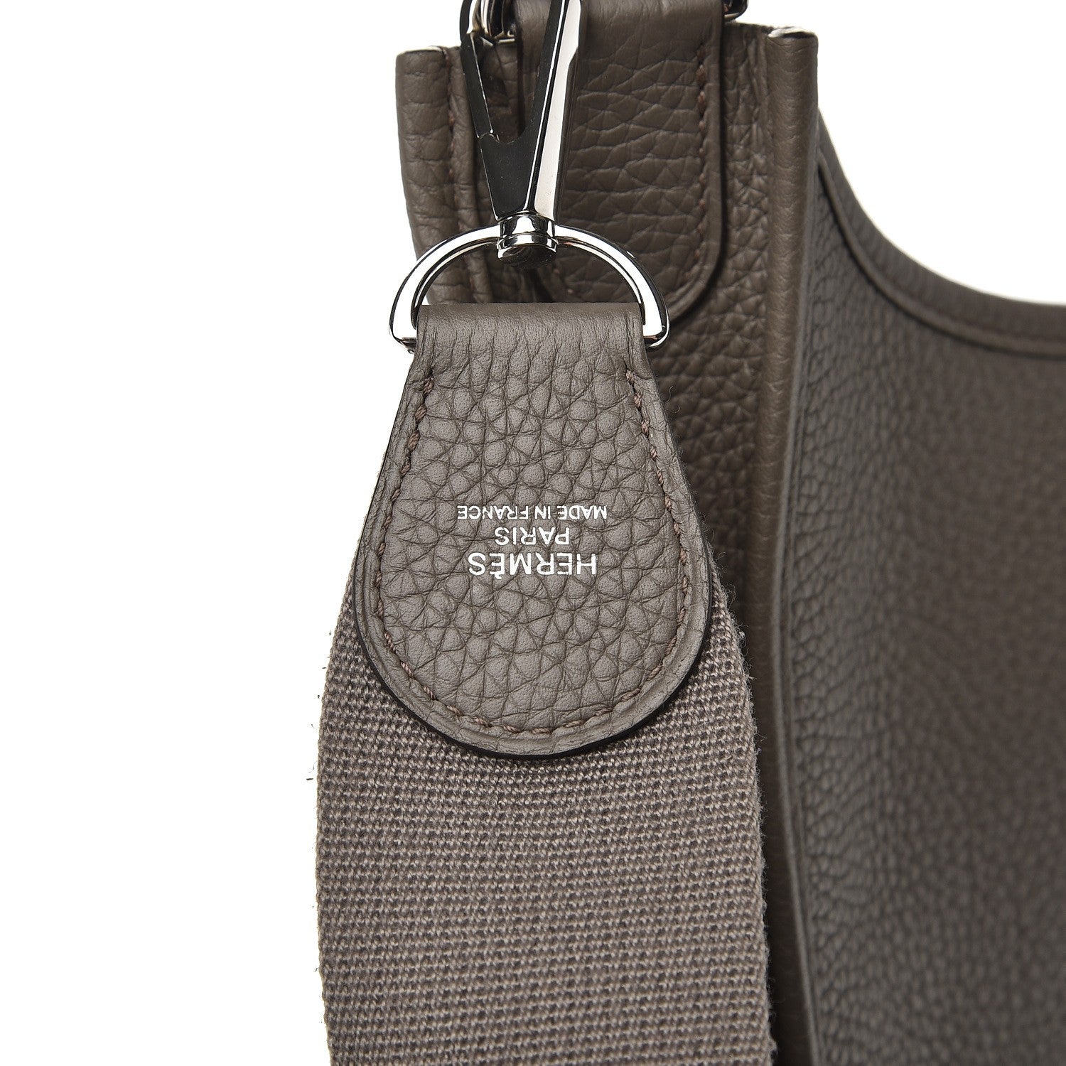Hermes Taurillon Clemence Evelyne III PM Etain 8 of 9